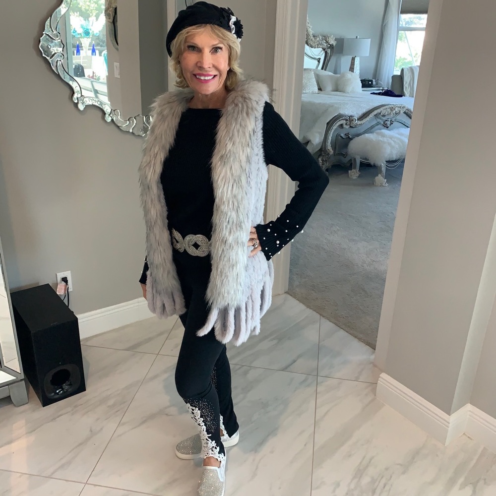 Silver Fox “Fur” vest!